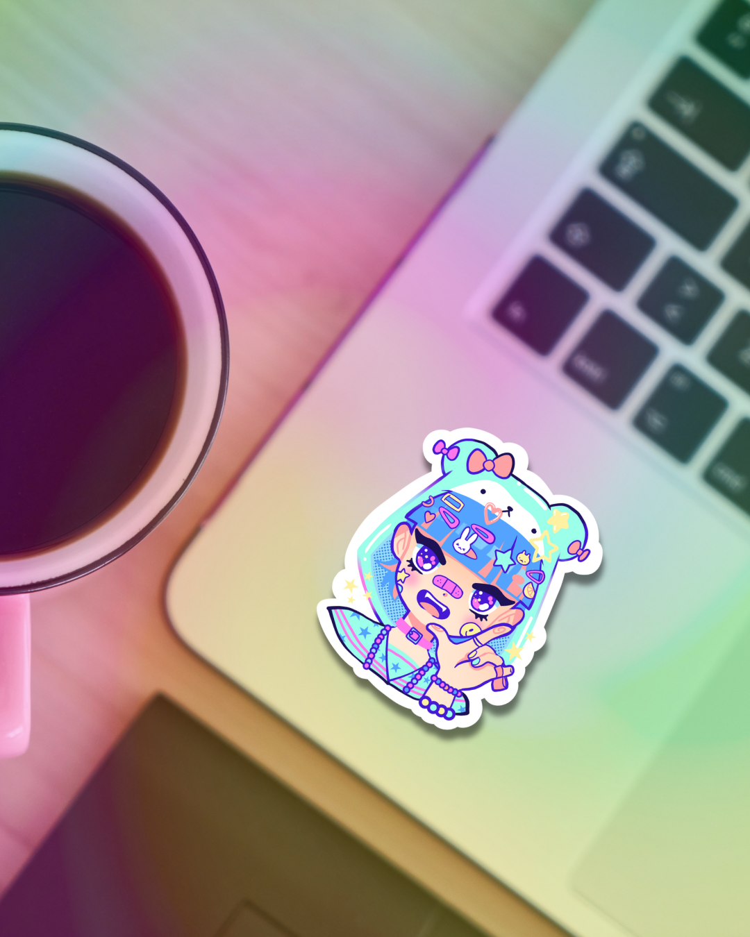 Harajuku Girl Vinyl Sticker