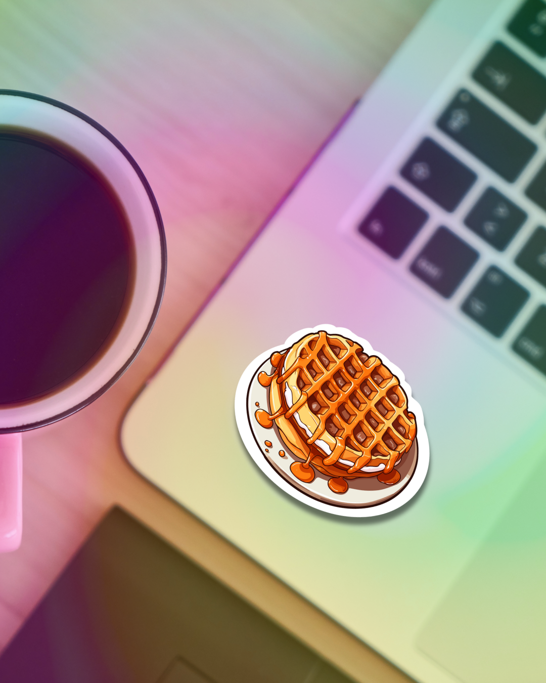 Honey Waffles Vinyl Sticker