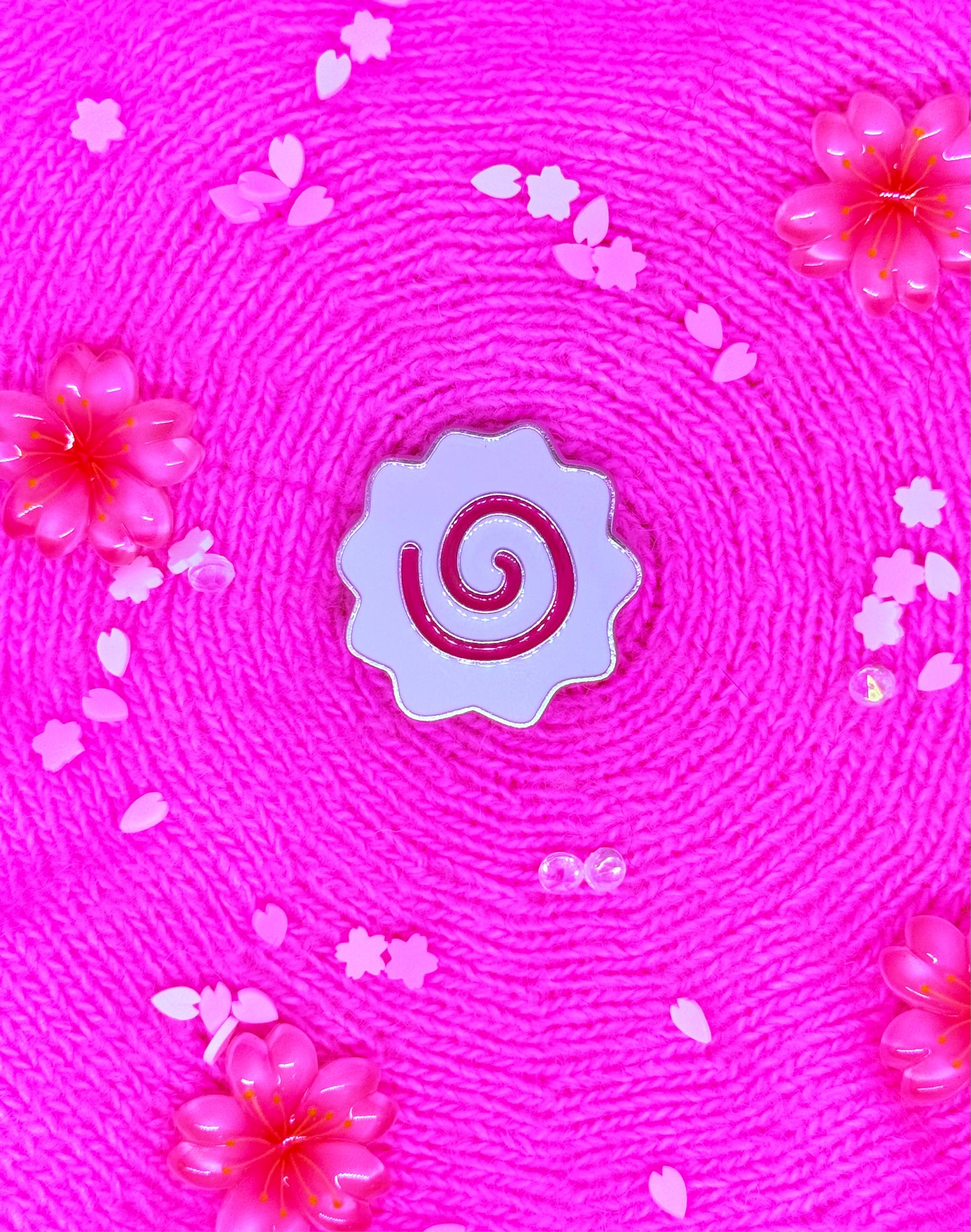 Kawaii Fish Cake Enamel Pin
