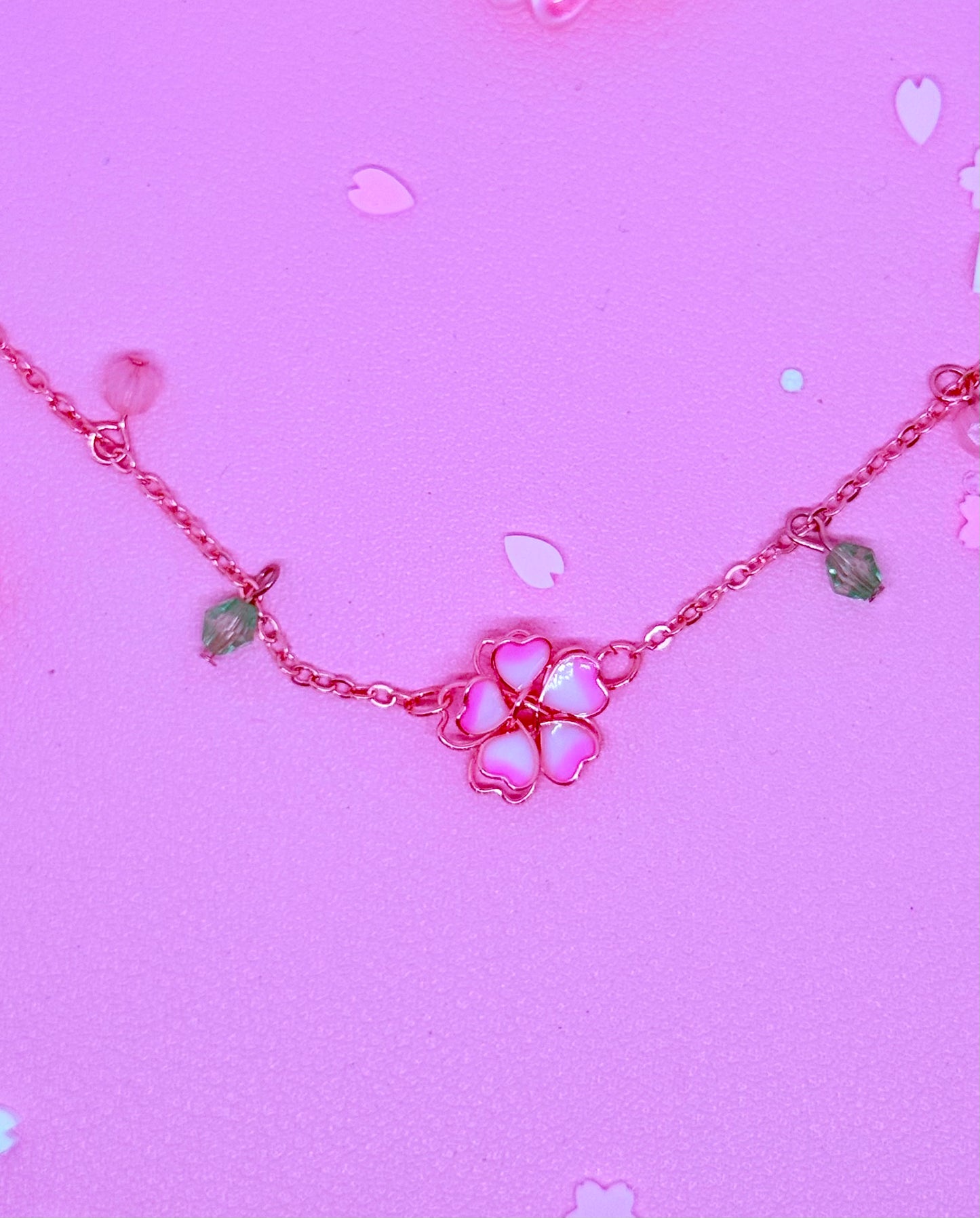 Natural Cherry Blossom Necklace