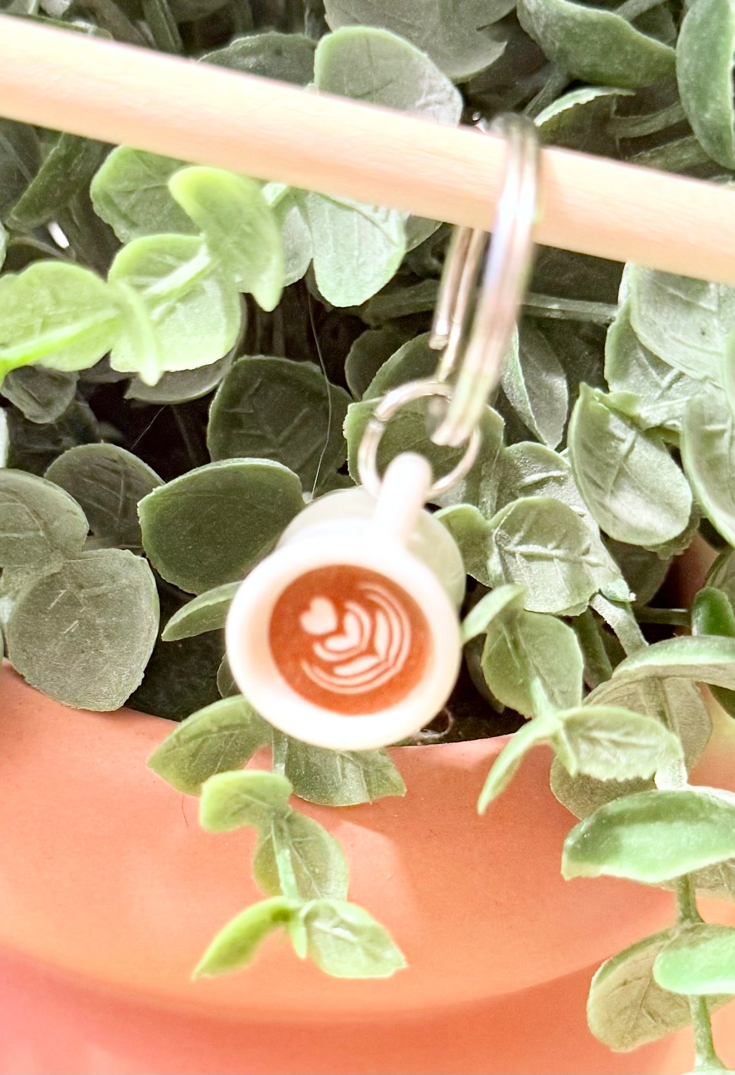 Barista Mug Keychain