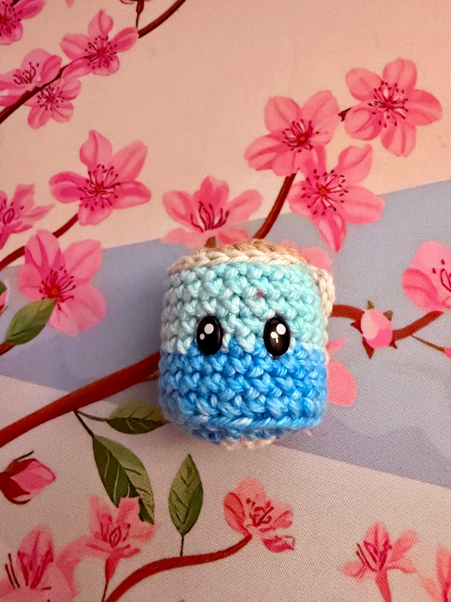 Coffee Cup Knitted Plushie Amigurumi