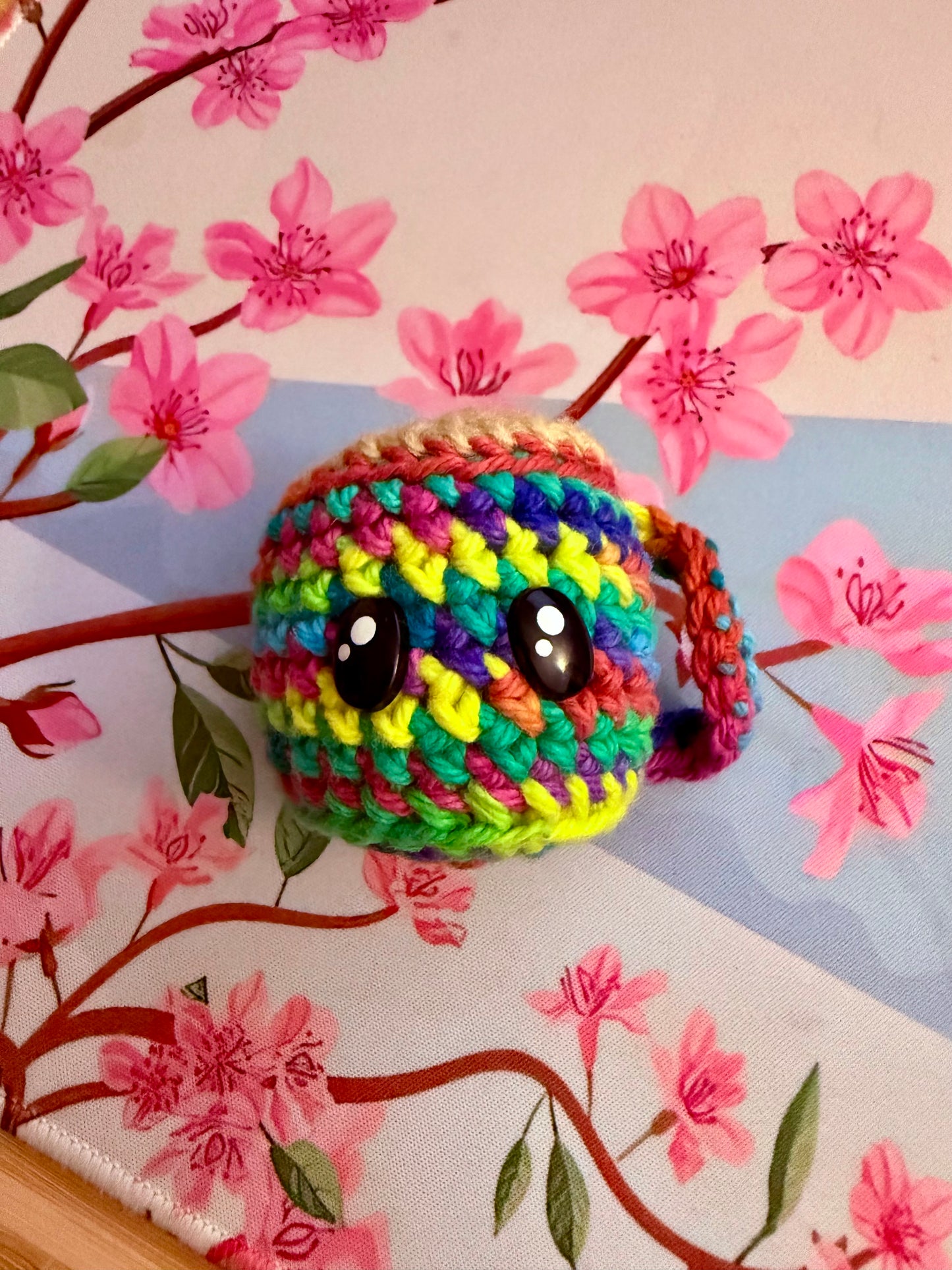 Coffee Cup Knitted Plushie Amigurumi