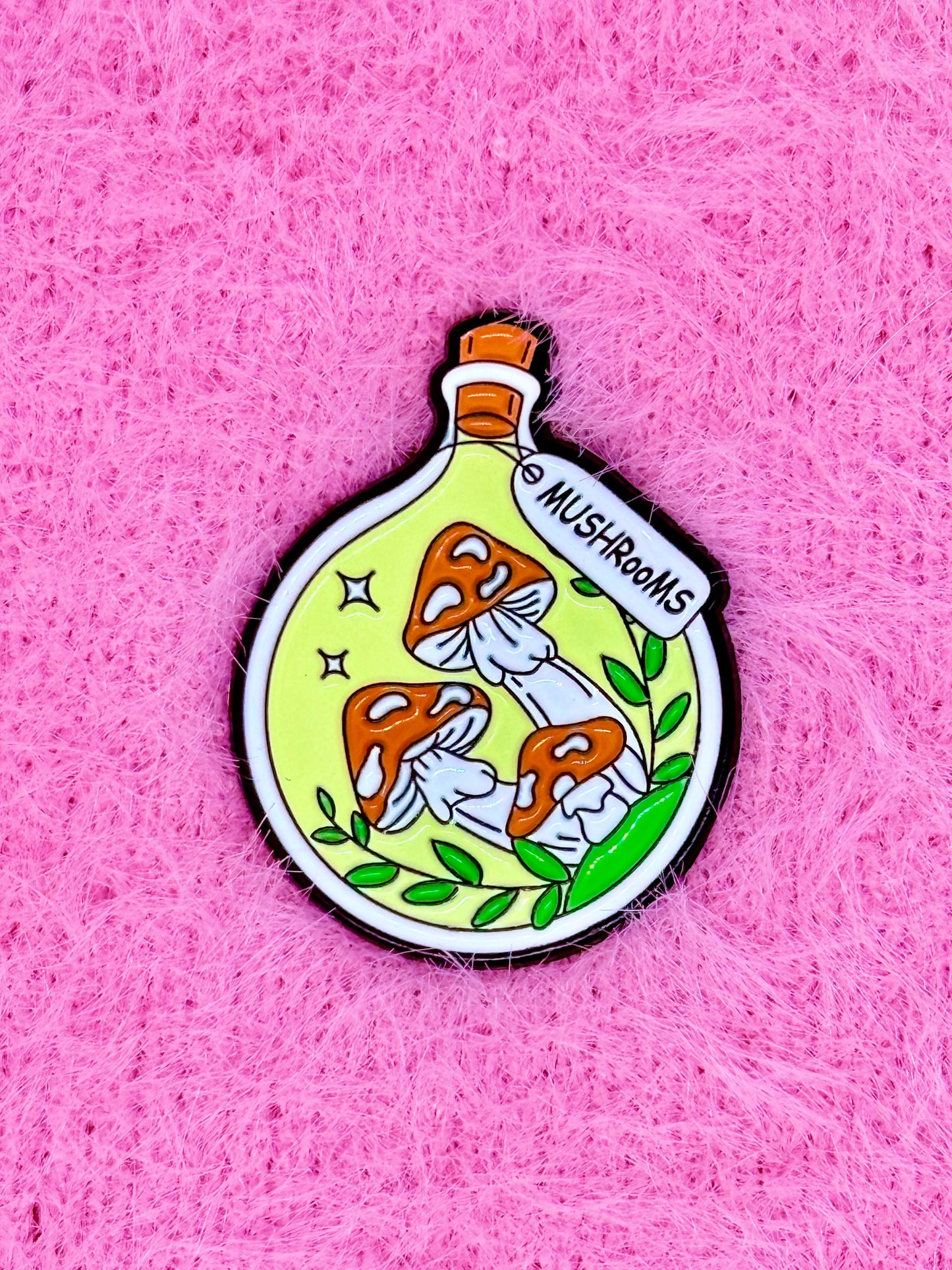 Mushrooms Enamel Pin