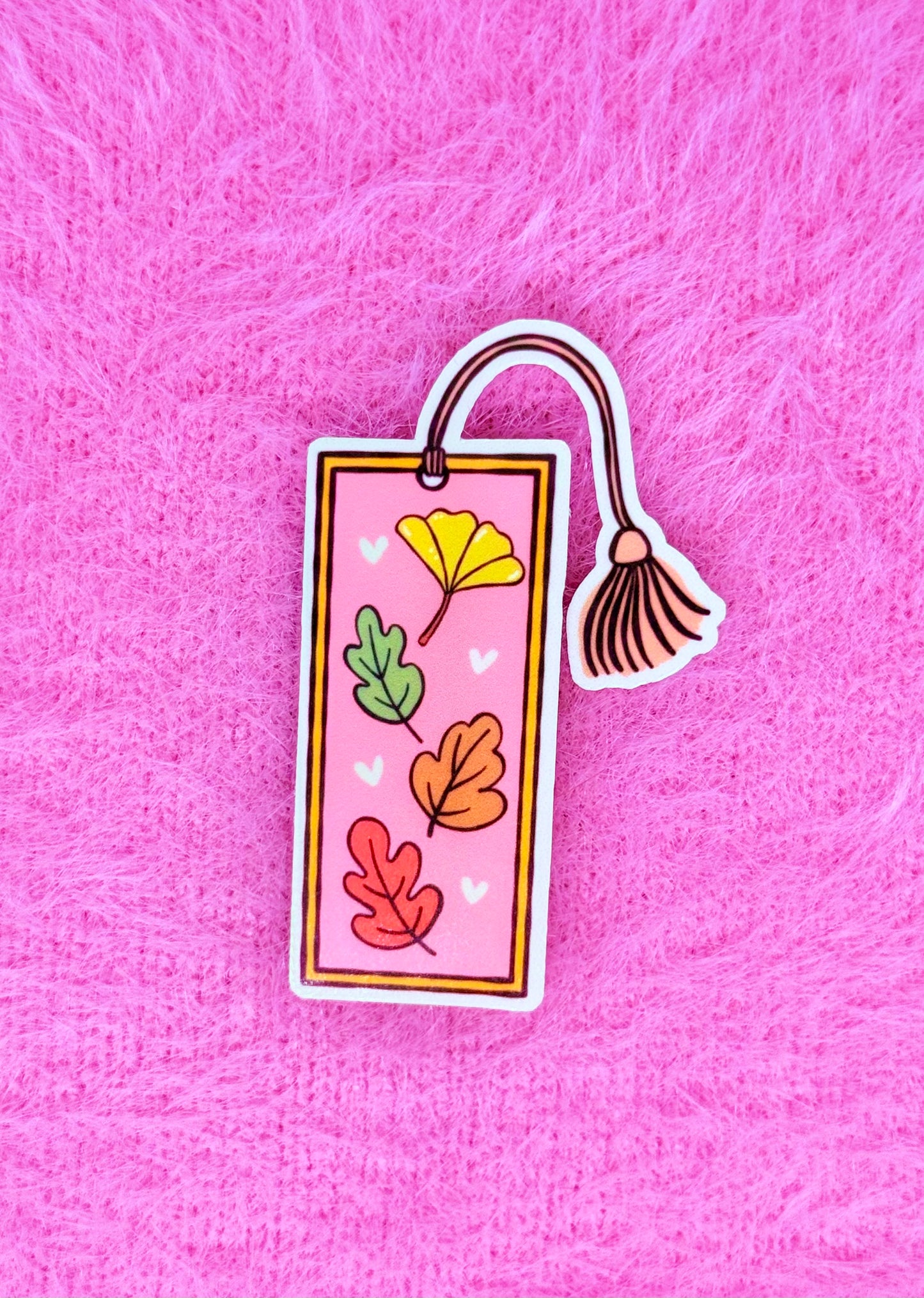 Maple Leaf Bookmark Vinyl Sticker