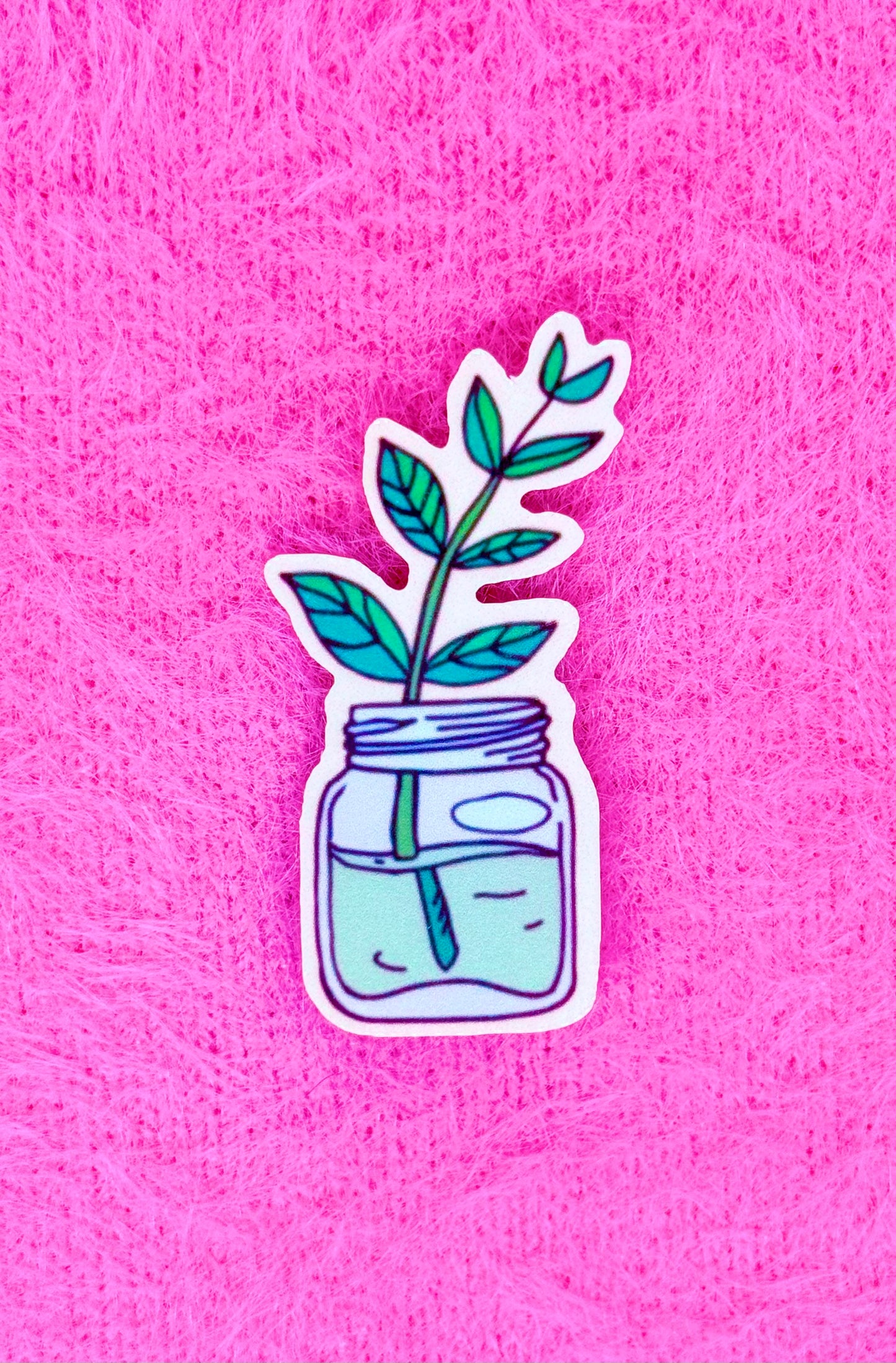 Water Plant Vinyl Sticker