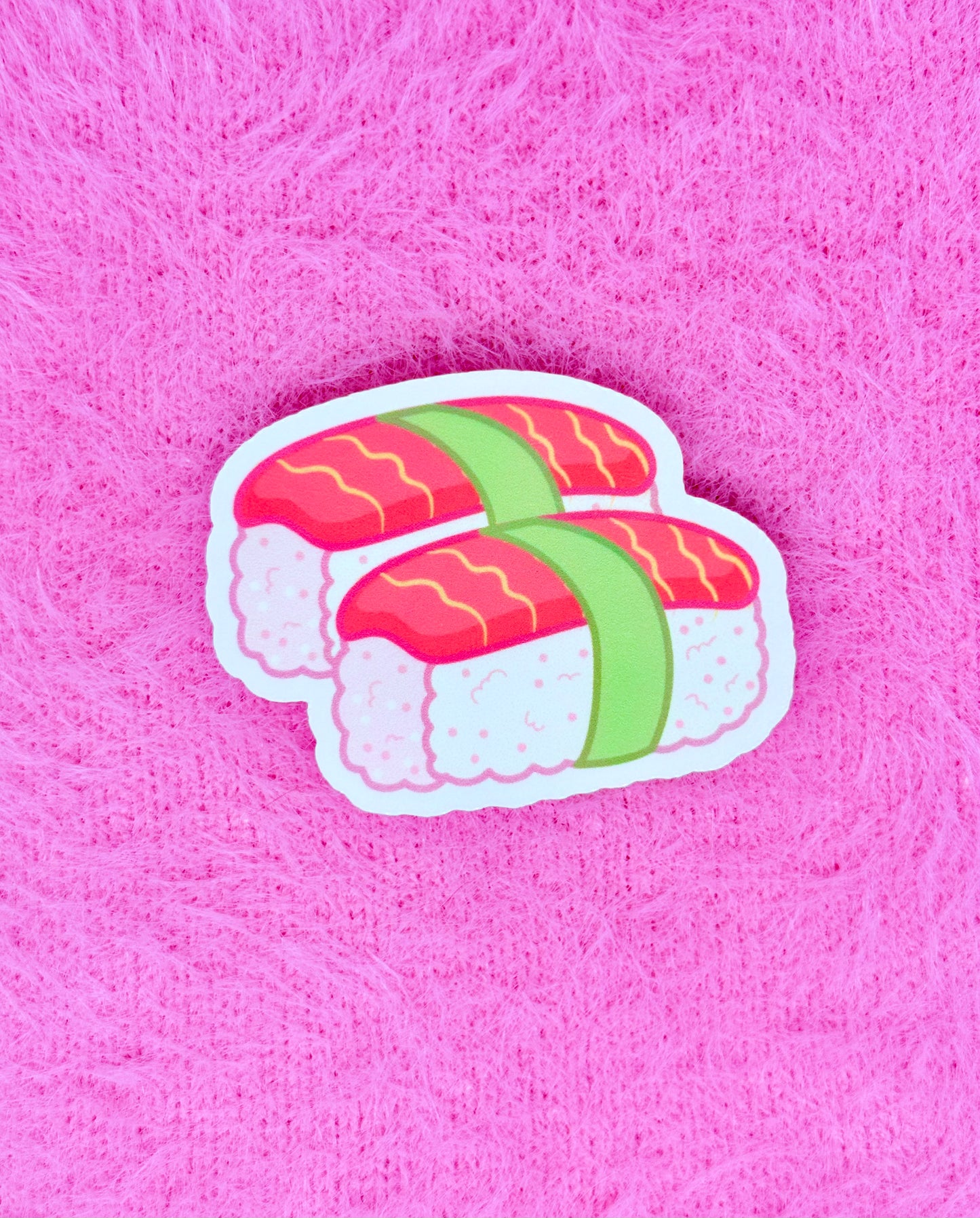 Musubi Bite Vinyl Sticker