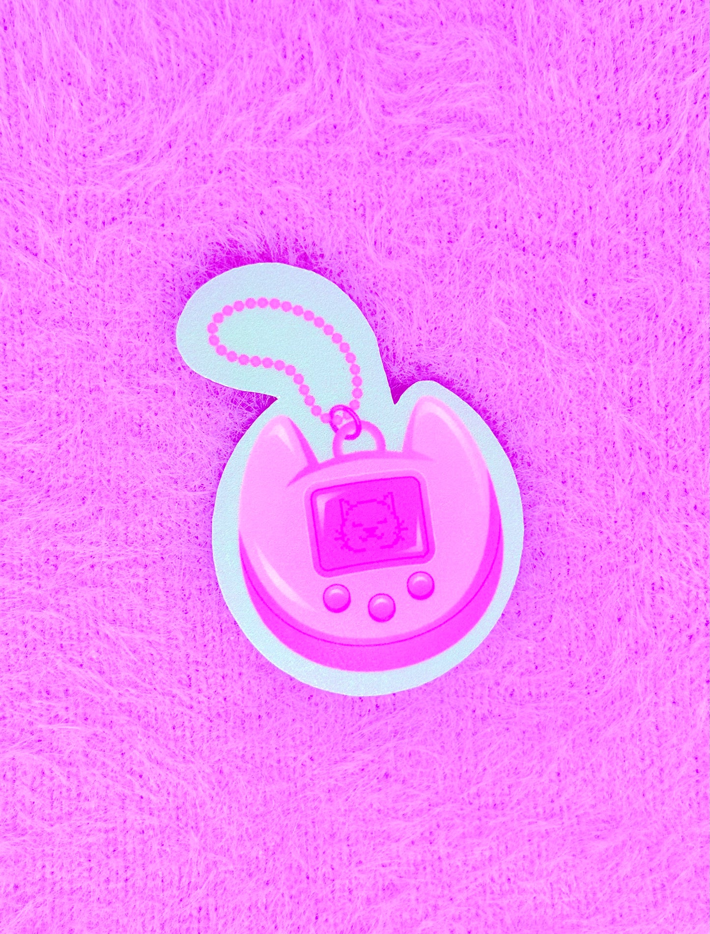 Tamagotchi Cat Vinyl Sticker