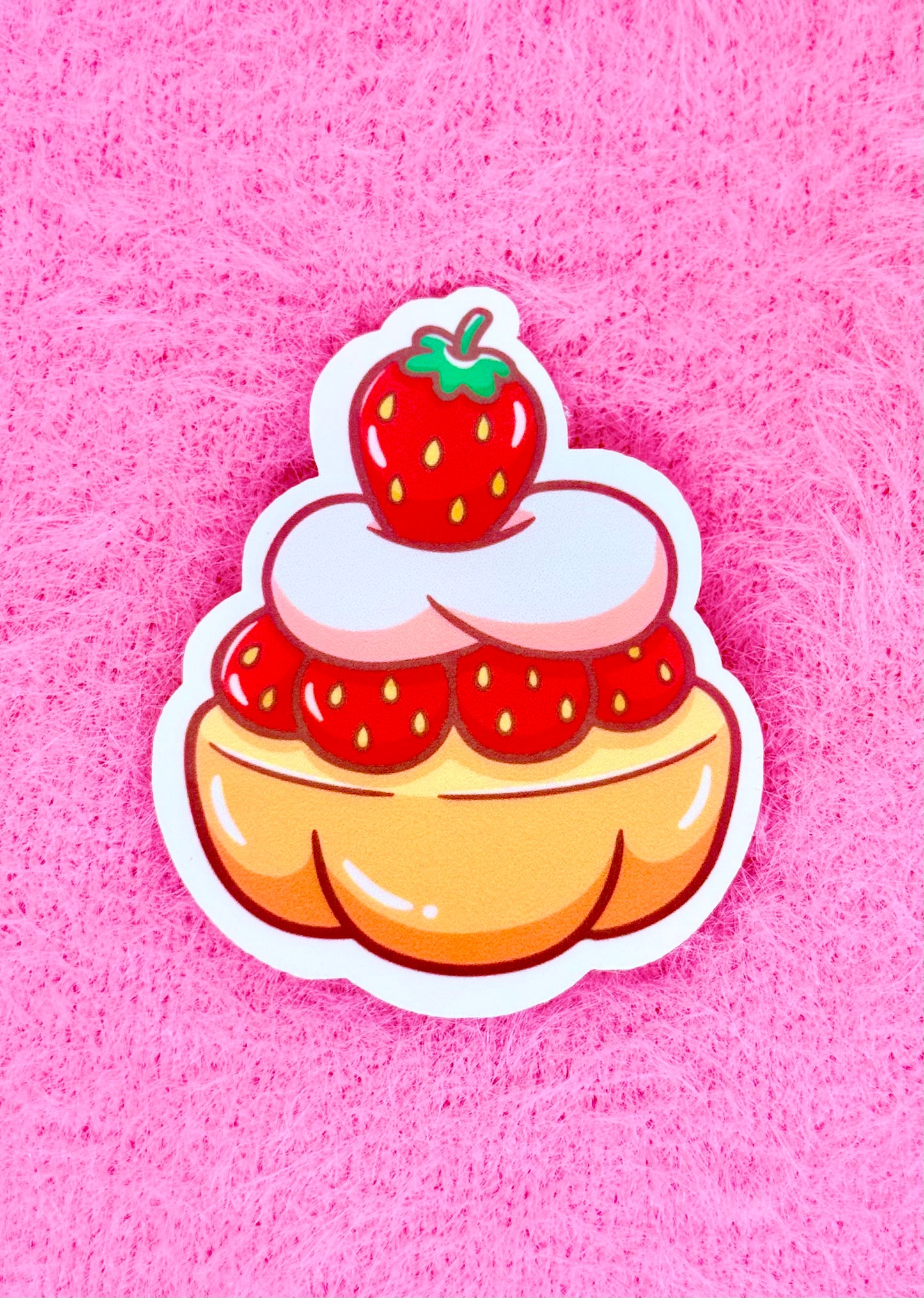 Strawberry Shortcake Vinyl Sticker