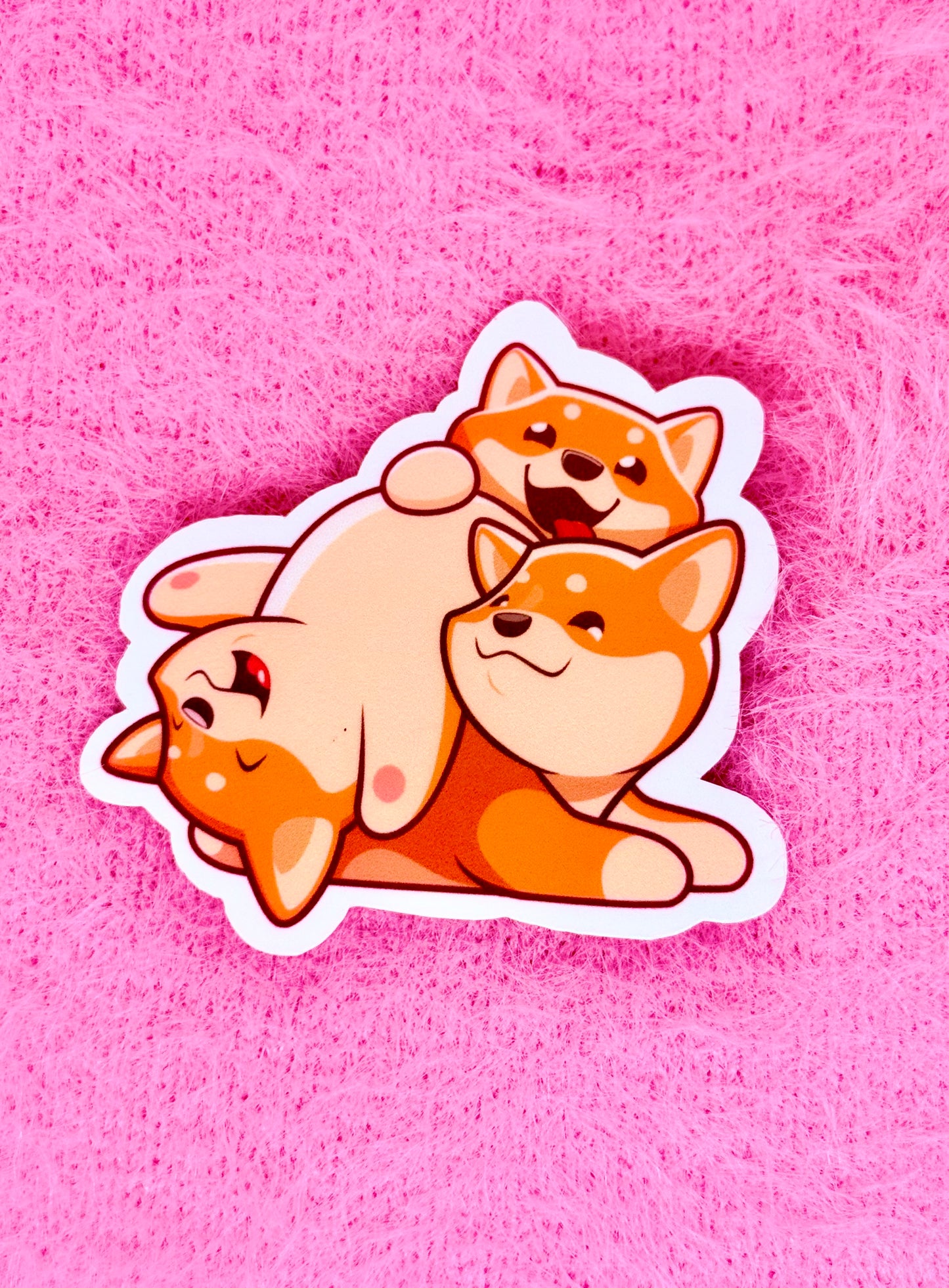 Kawaii Shiva Vinyl Sticker