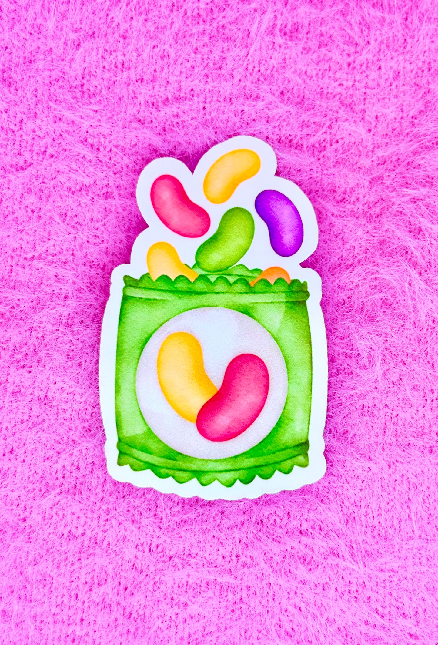 Jelly Bean Bag Vinyl Sticker