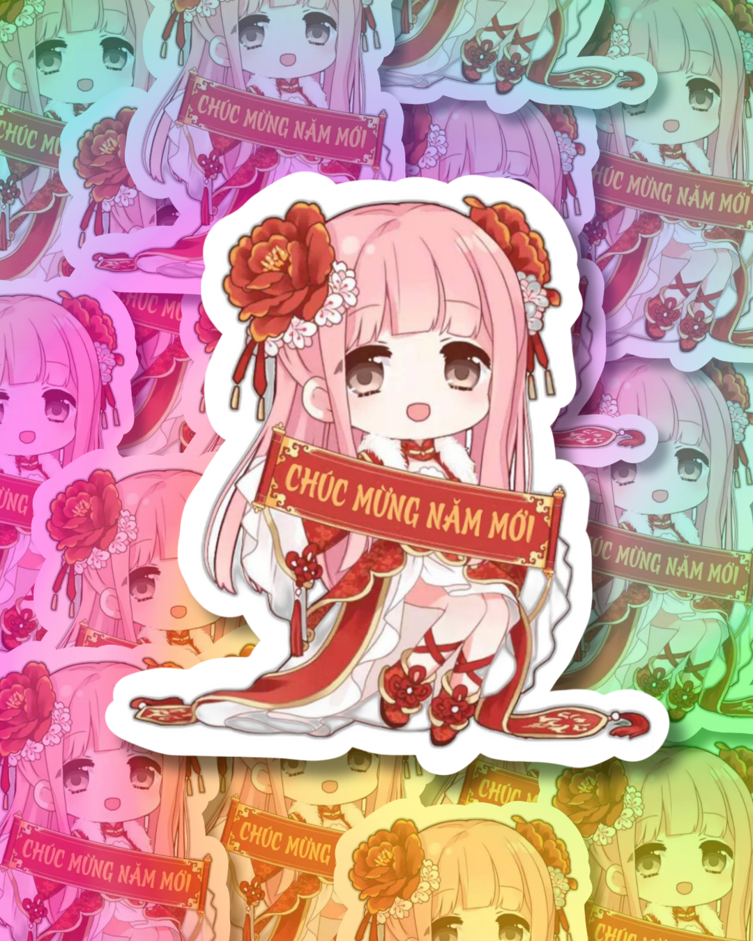 Kawaii Doll Vinyl Sticker