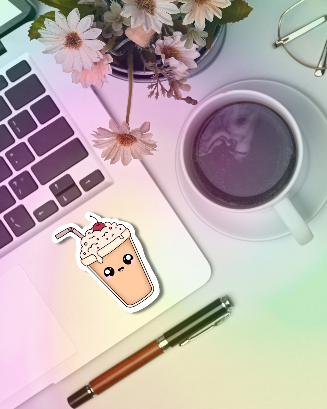 Kawaii Milkshake Vinyl Sticker