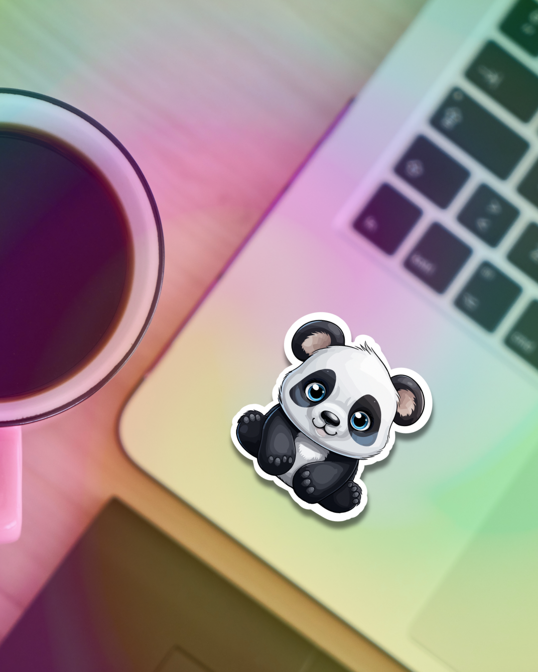 Kawaii Panda Vinyl Sticker