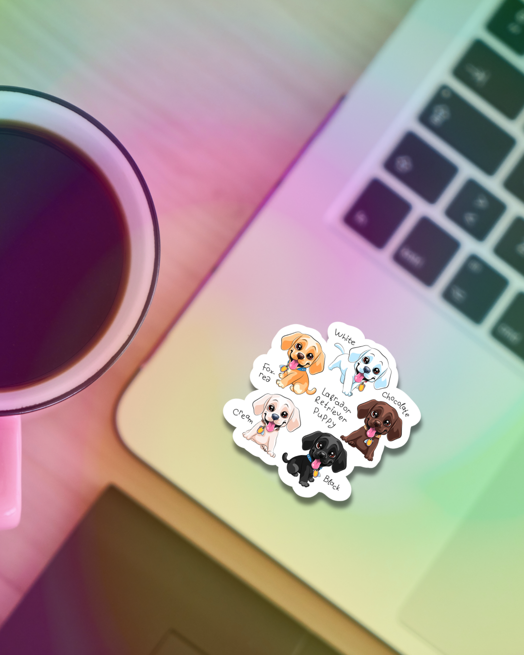 Kawaii Puppies Vinyl Sticker