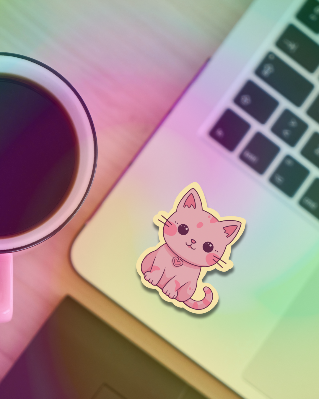 Kawaii Cat Vinyl Sticker