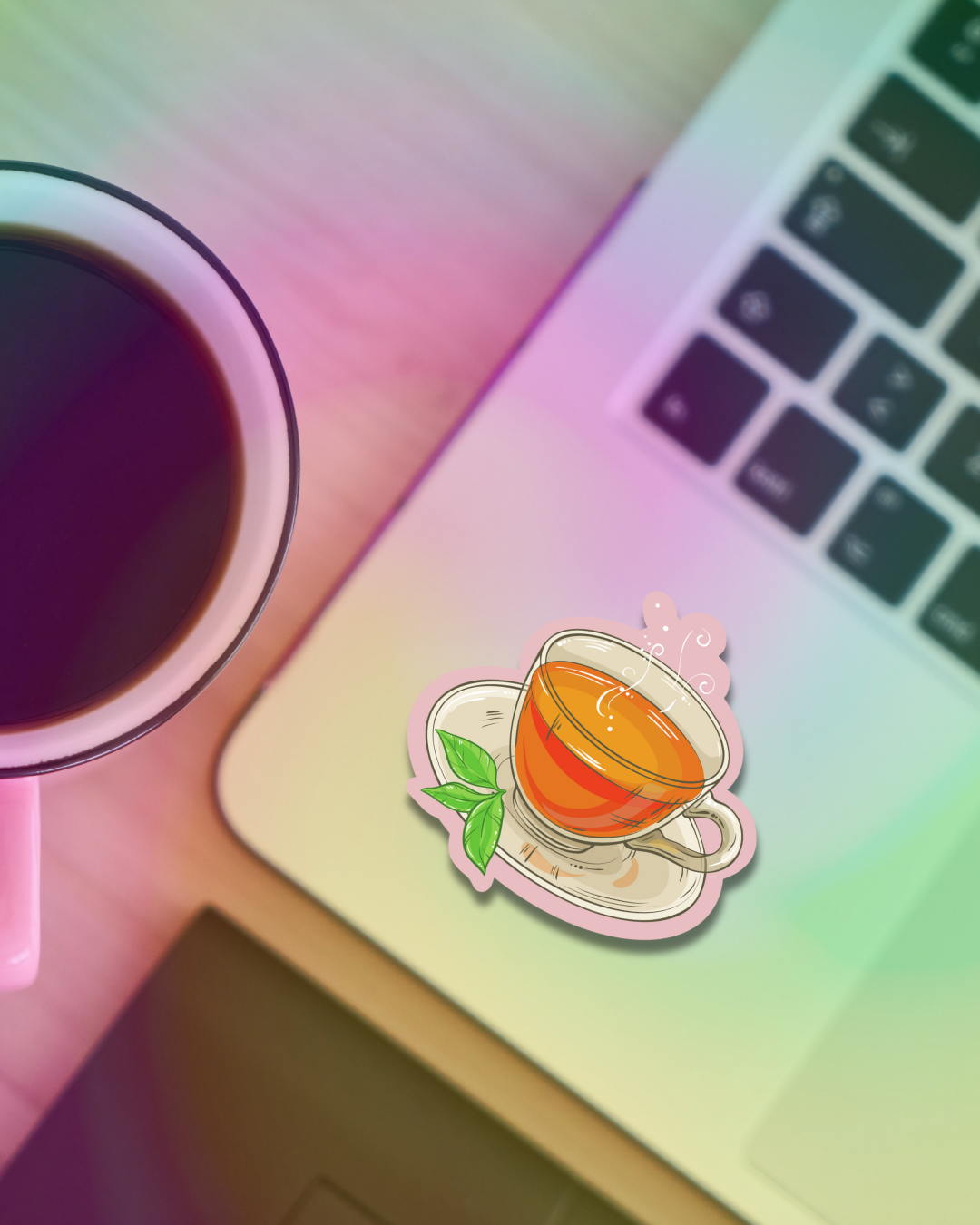 Leaf Tea Vinyl Sticker