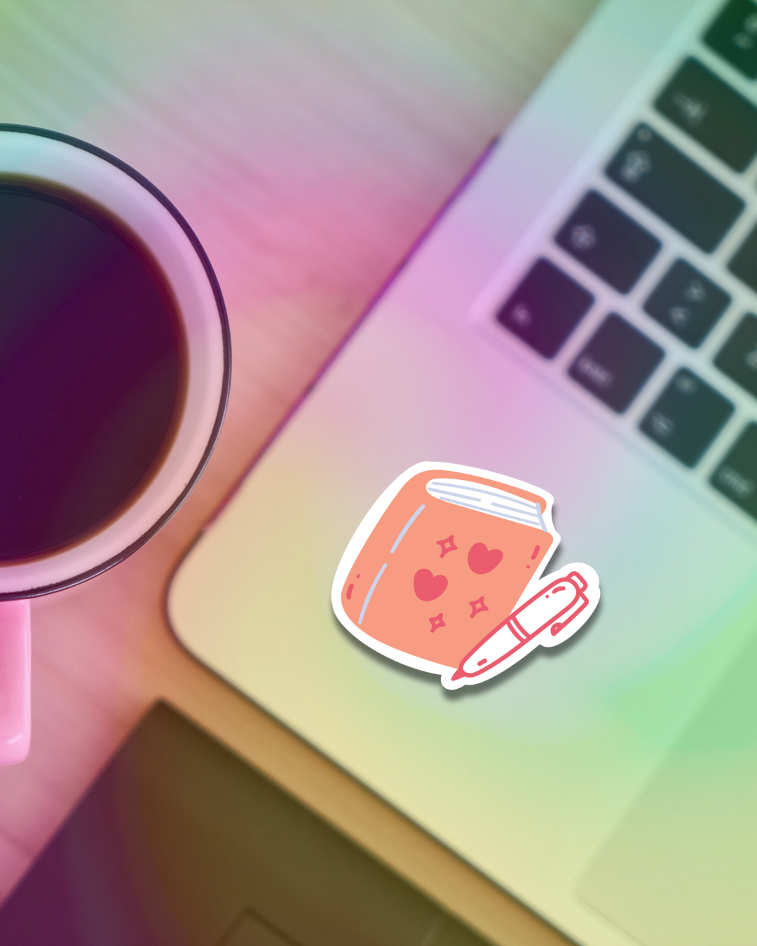 Love Book Vinyl Sticker