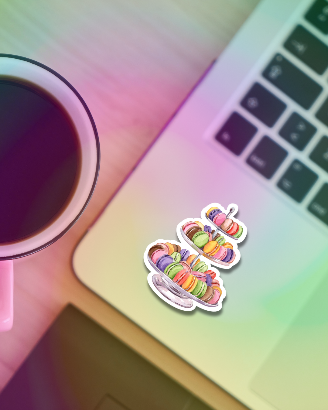 Macaron Buffet Vinyl Sticker