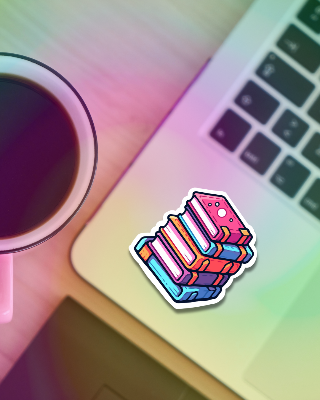 Magical Books Vinyl Sticker