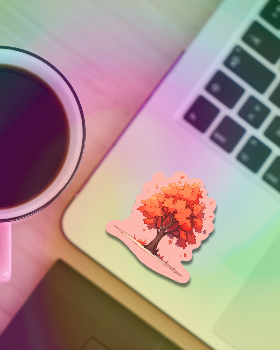 Maple Tree Vinyl Sticker