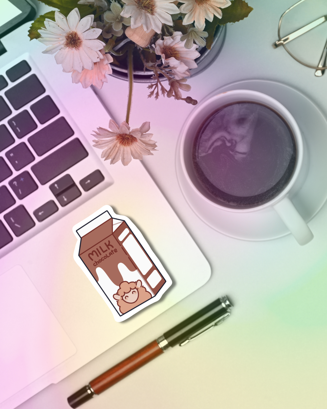 Milkshake Box Vinyl Sticker