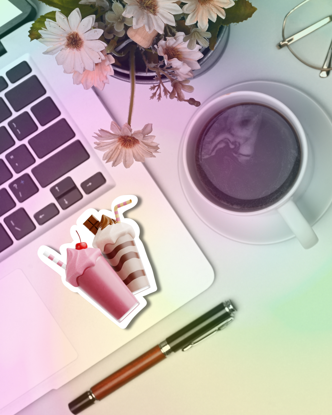Milkshake Duo Vinyl Sticker