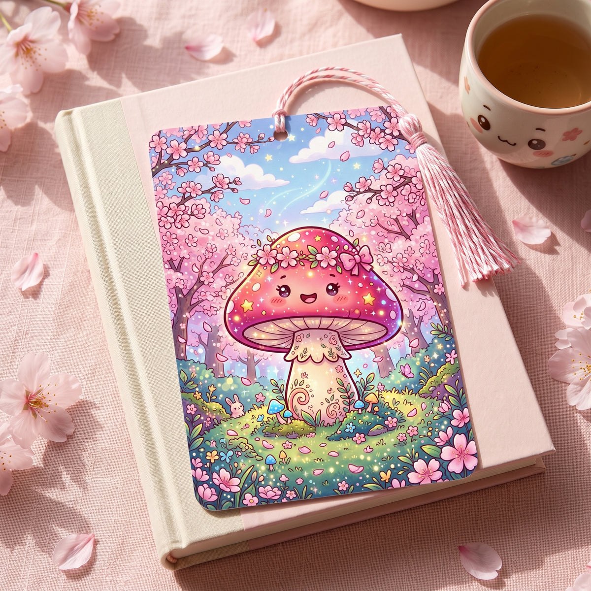 Magic Mushroom Joy Big bookmark