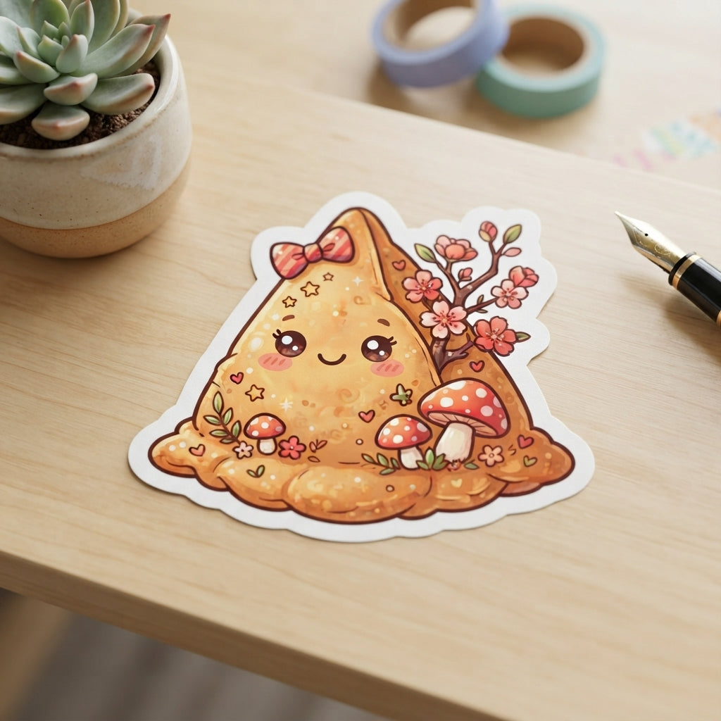 Samosa Mushrooms Mini sticker