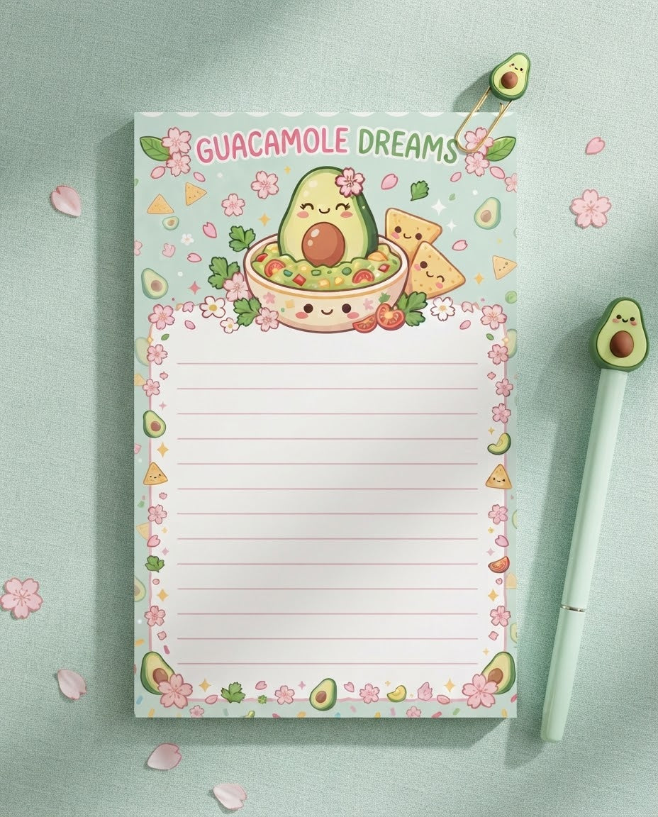 Guacamole Dream Notepad