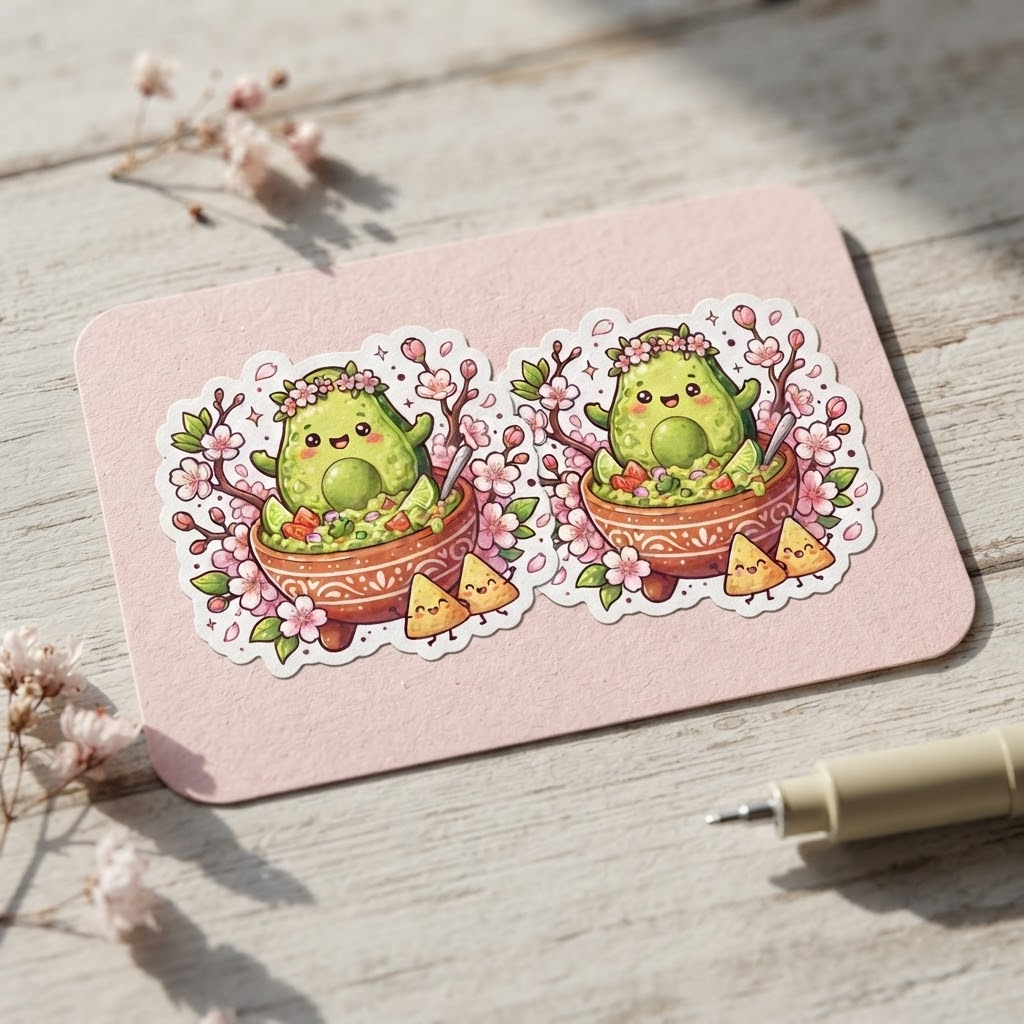 Guac Garden Mini Sticker
