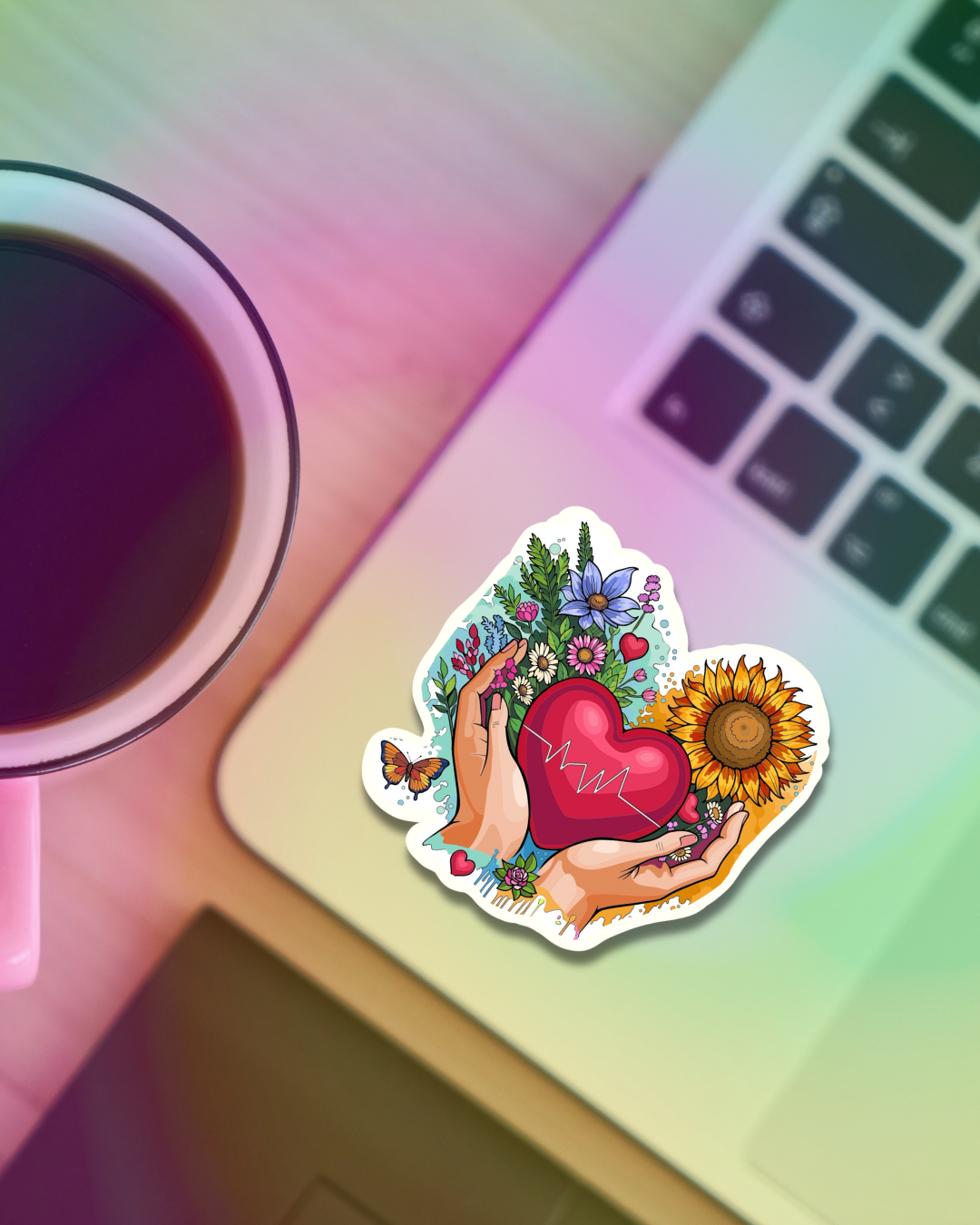 Nature Love Vinyl Sticker
