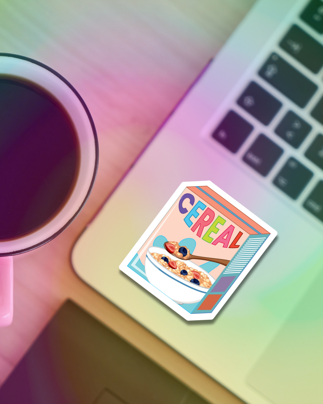 Oatmeal Cereal Vinyl Sticker