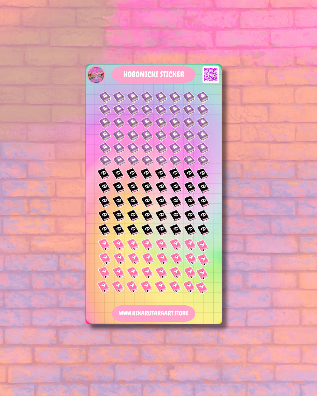 Hobonichi Cousin October Working Tab Sticker Sheet