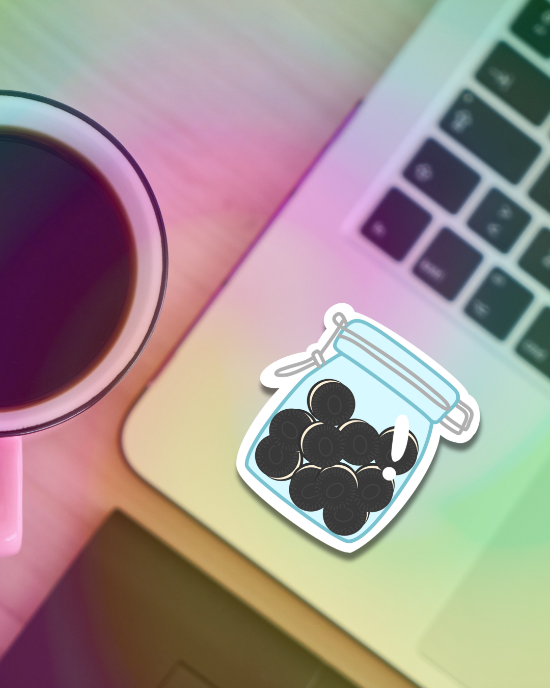 Oreo Jar Vinyl Sticker