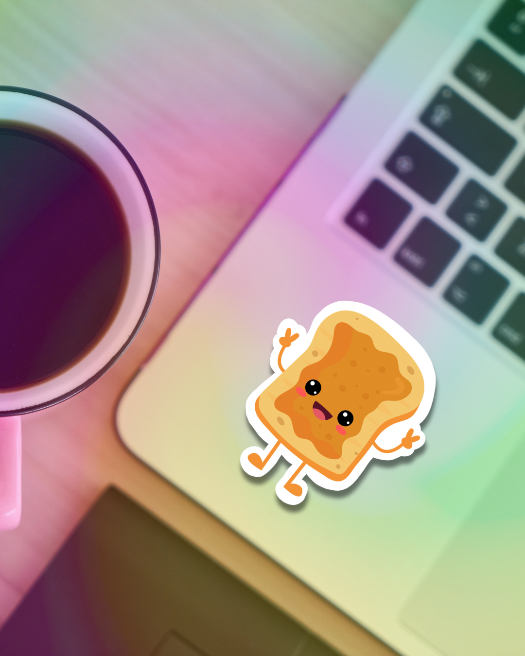 PB Toast Vinyl Sticker