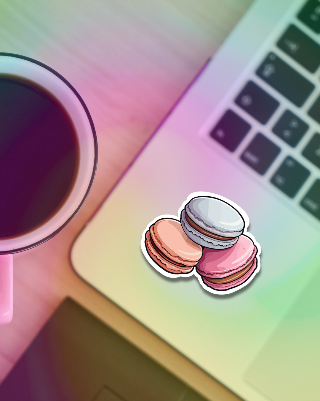 Pastel Macaron Vinyl Sticker