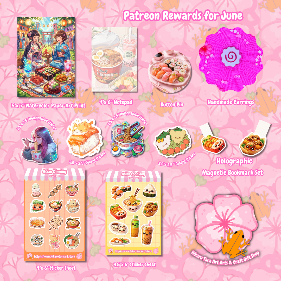 June 2026 Patreon Rewards: Asian Food