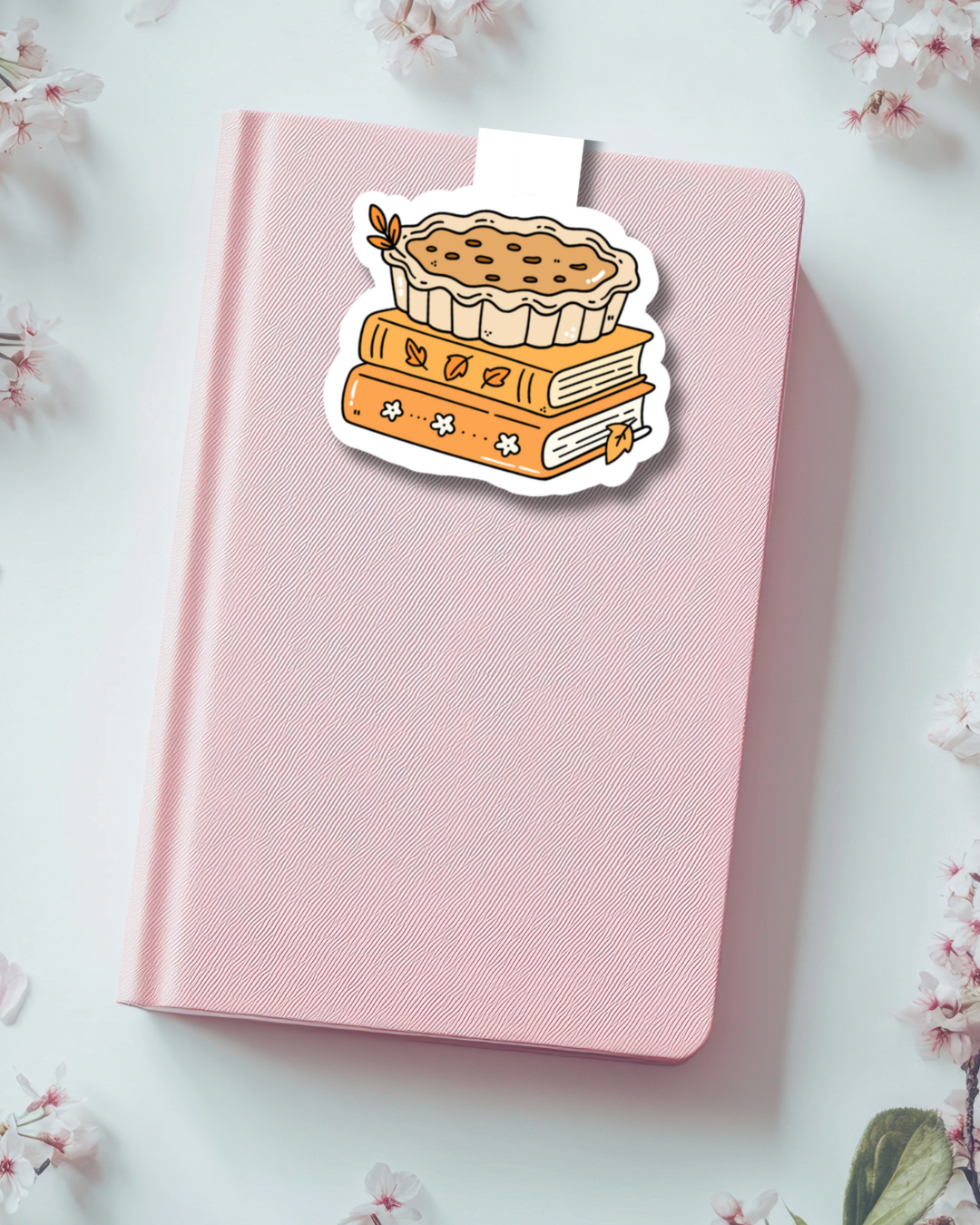 Pie Books Magnetic Bookmark Handmade Bookish Gift