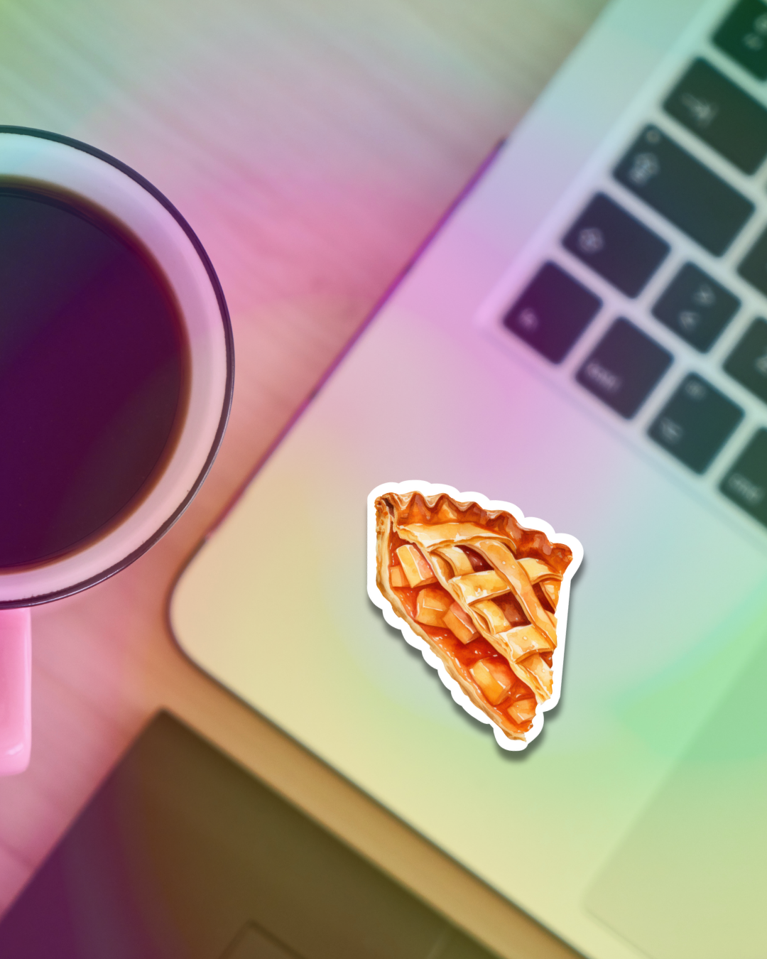 Pie Slice Vinyl Sticker