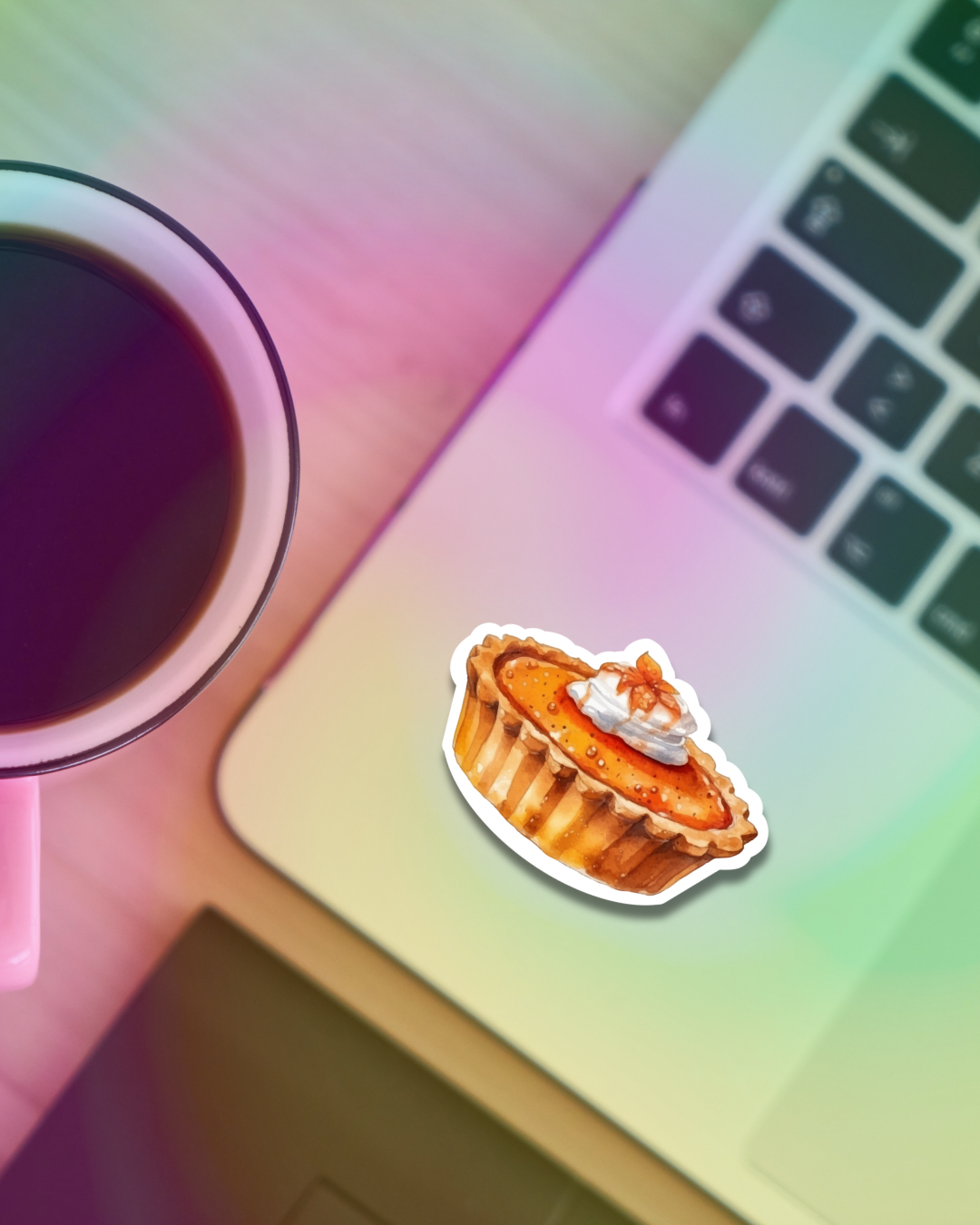 Pumpkin Pie Vinyl Sticker