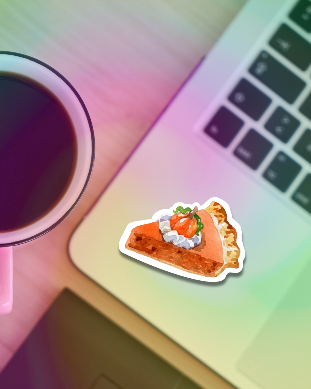 Pumpkin Tart Vinyl Sticker