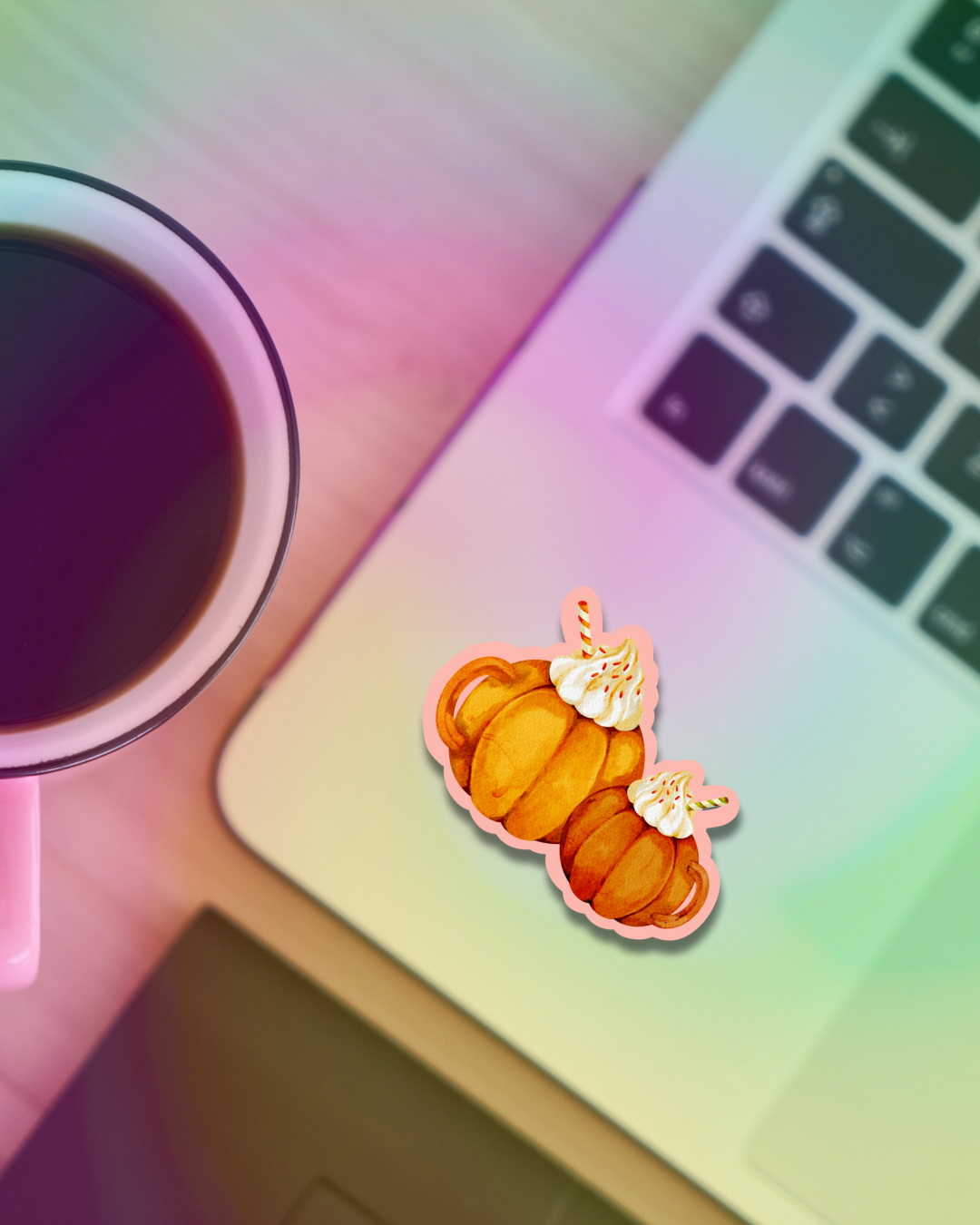 Pumpkin Spice Latte Vinyl Sticker