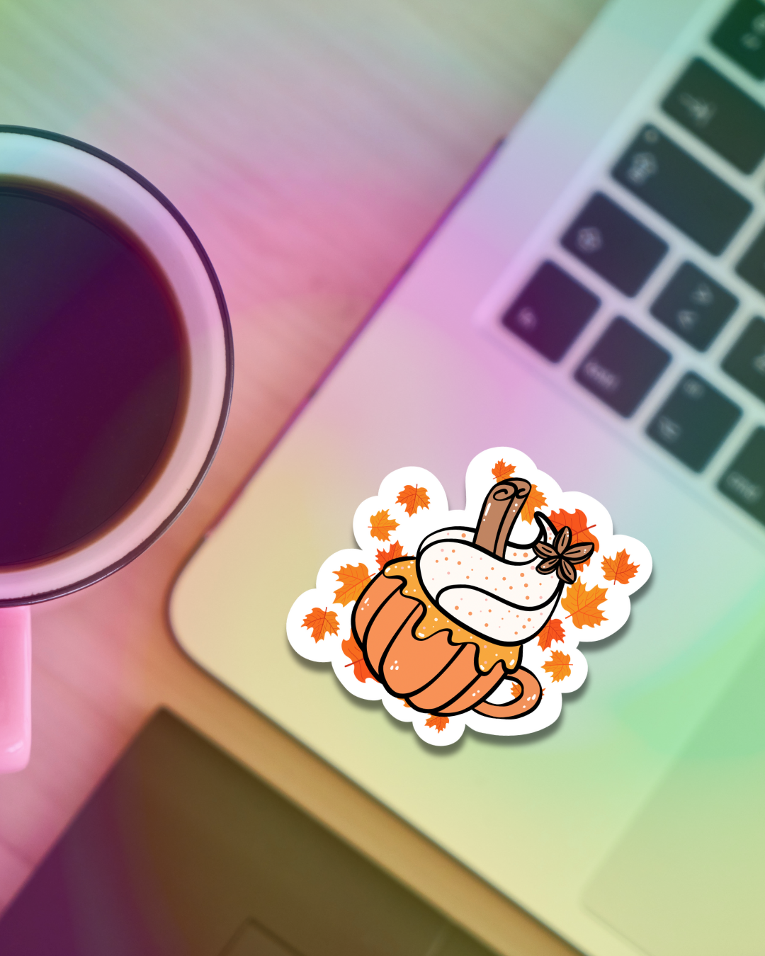 Pumpkin Spicy Vinyl Sticker