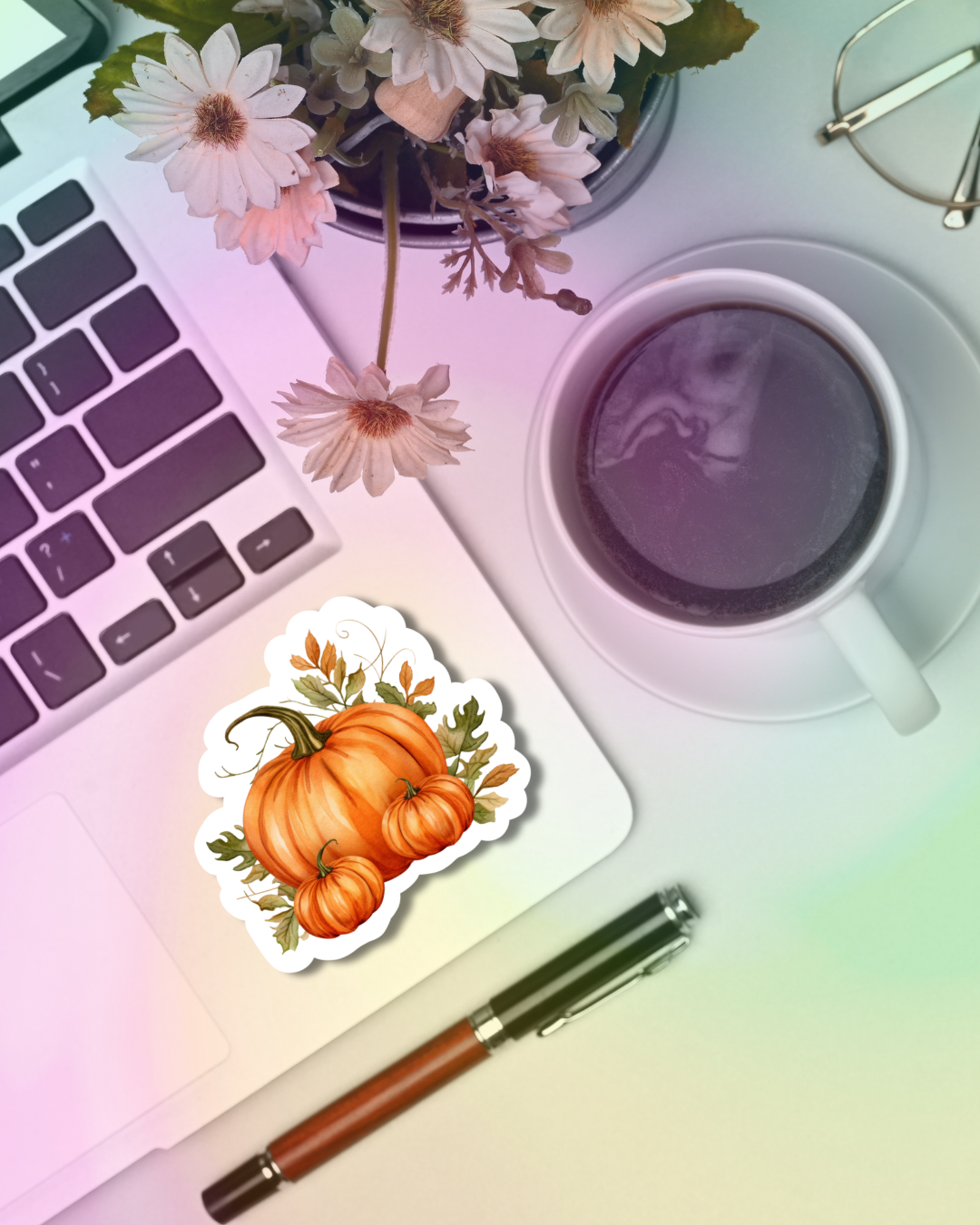 Pumpkin in The Bush Vinyl Sticker