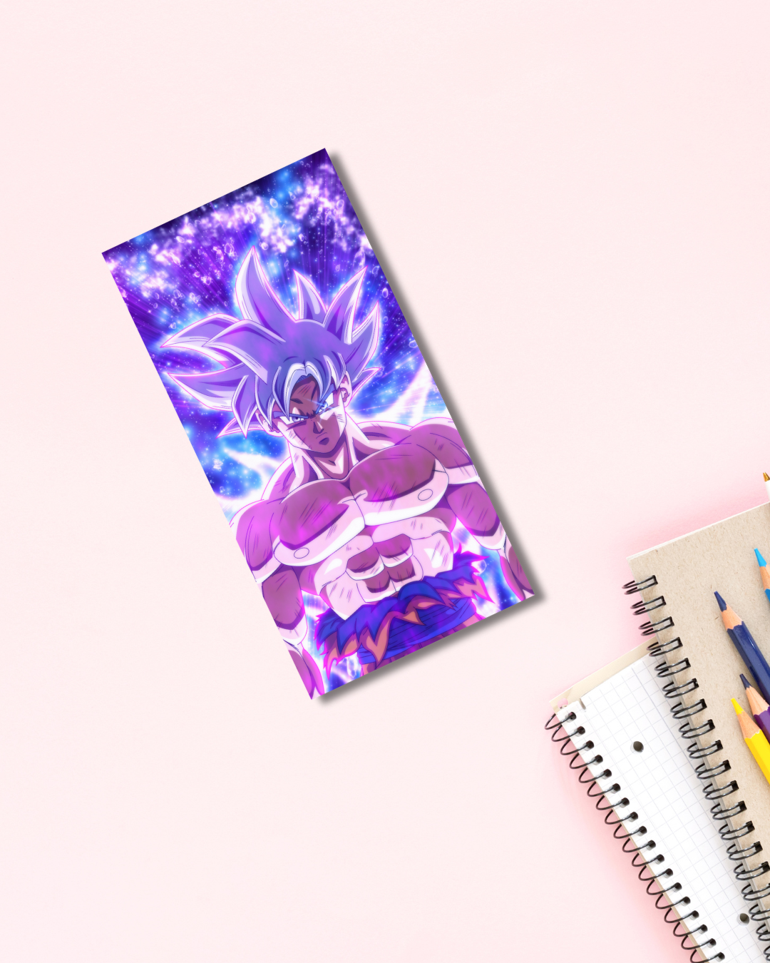 Purple Goku Notebook 20 Pages Aesthetic Cute Stationery Gift