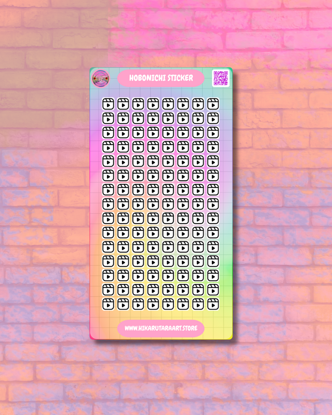 Hobonichi Cousin Reel Tab Sticker Sheet