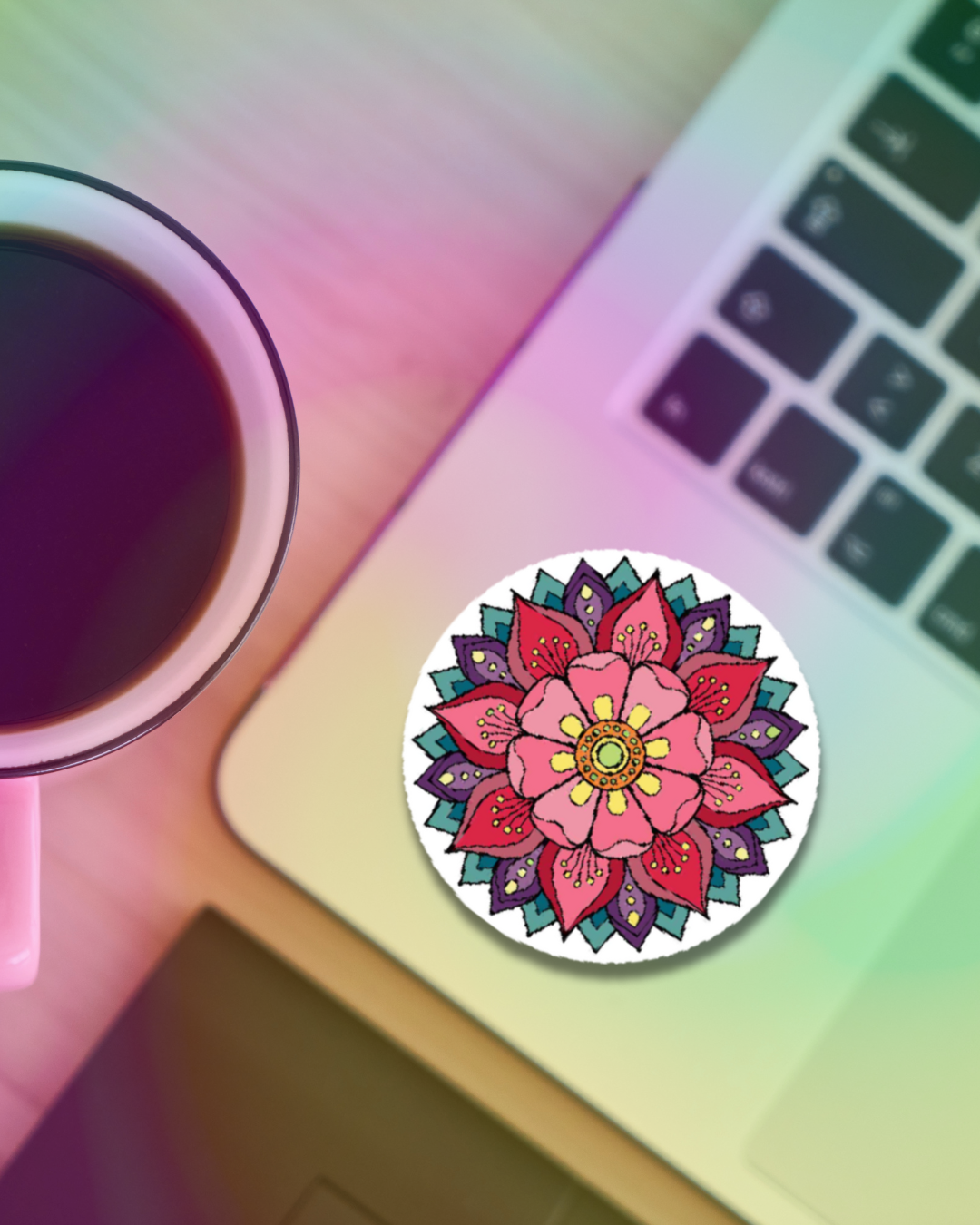 Relaxing Colors Vinyl Sticker