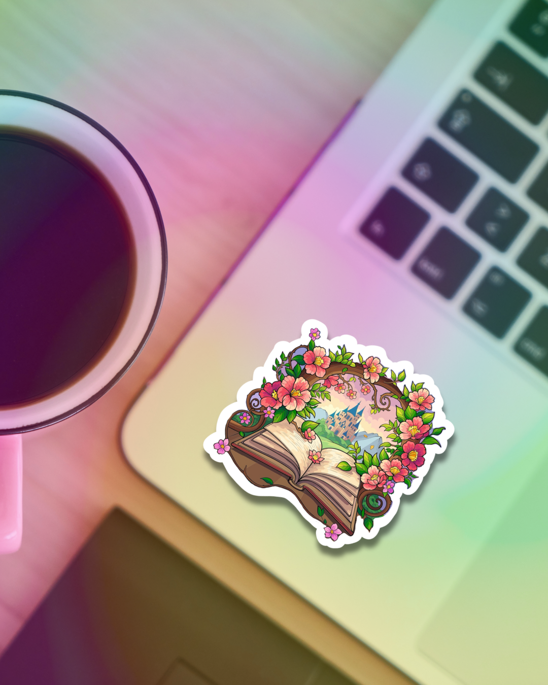 Sakura Reading Wonderland Vinyl Sticker