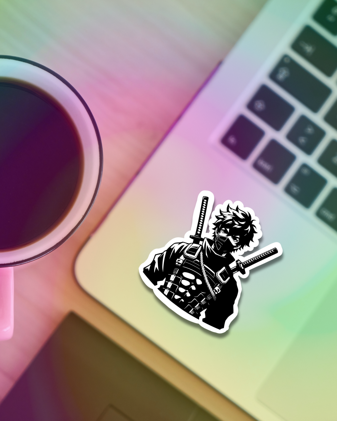 Samurai Dark Vinyl Sticker